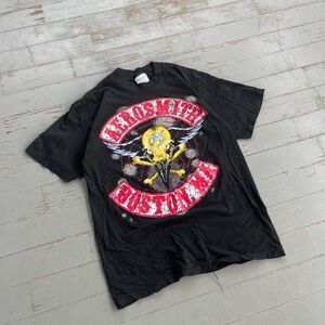 Vintage 1990 Brockum Aerosmith Pump Tour Band Tee Shirt